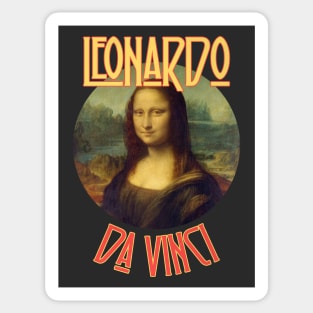 Leonardo DaVinci Rockstar Sticker